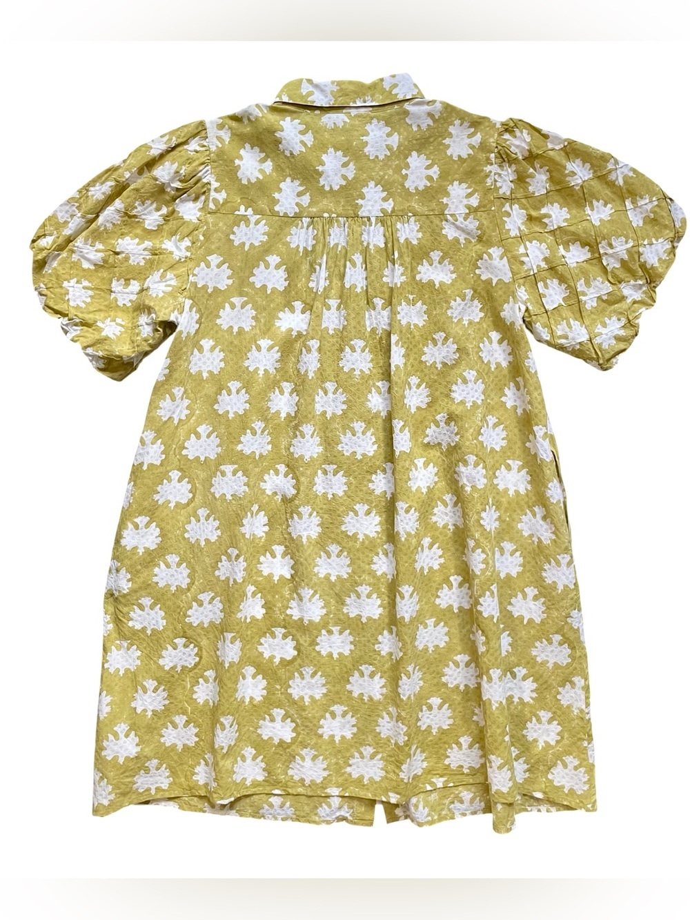 Ex Voto Lizzie Balloon Sleeve Button Front Dress - Picture 6 of 6